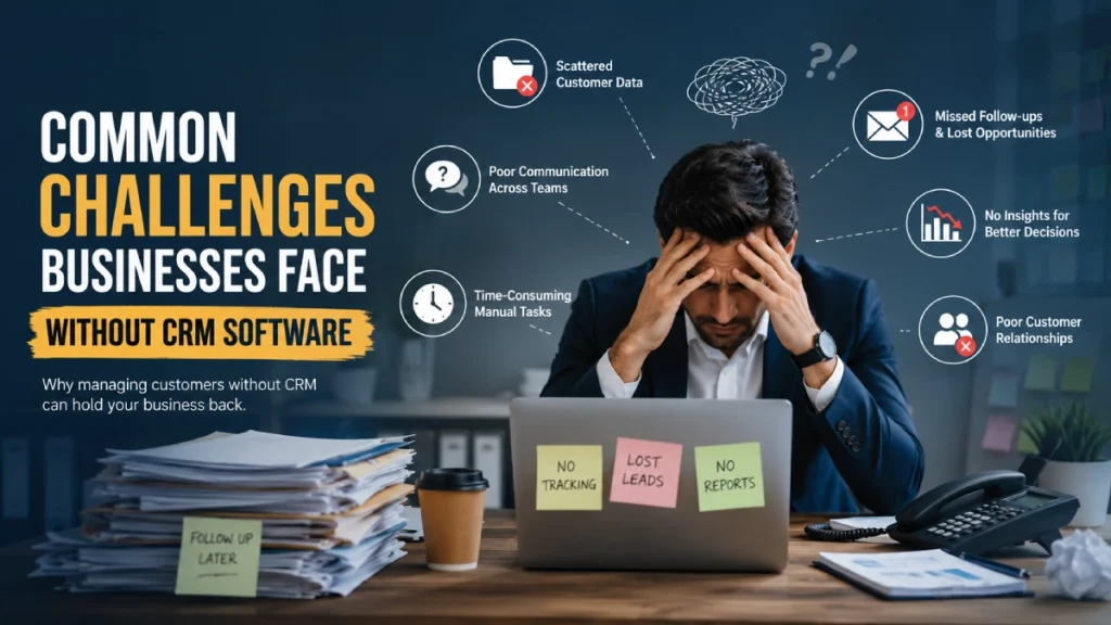 Challenges Businesses Face Without CRM Software Blog