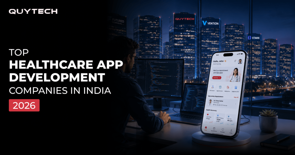 top healthcare app development companies in india